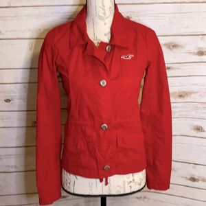 Hollister Light Women Red Jacket - XS